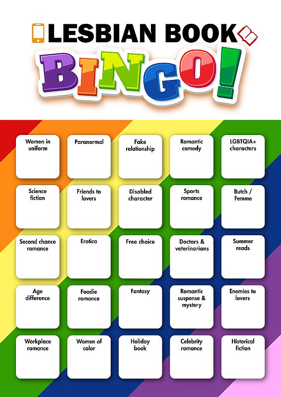 Join Our Reading Challenge In 2018 Lesbian Book Bingo 