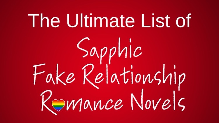 Sapphic fake relationship romance novels