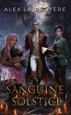 Book cover of A Sanguine Solstice by Alex La Bruyere