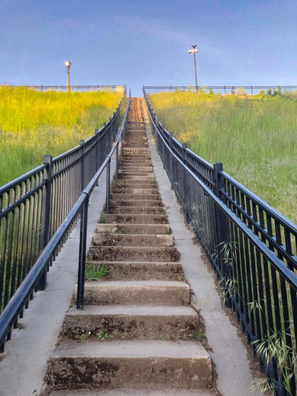 stairs at the reservoir stairs at the reservoir